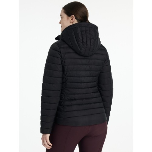 LeMieux CORE Rose Puffer Jacket with Hood Black