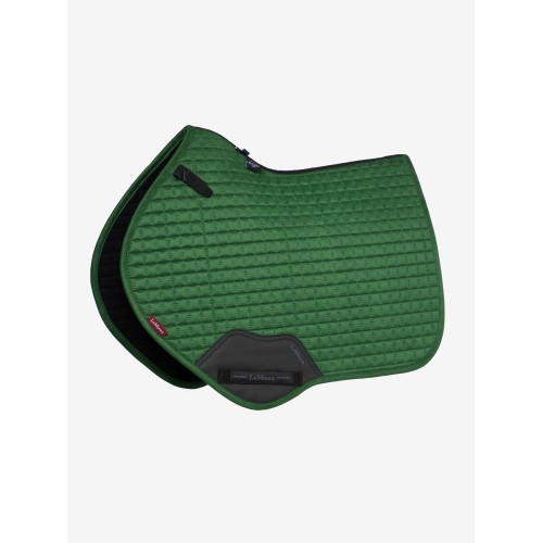 LeMieux Suede Jumping Saddle Pad Hunter Green