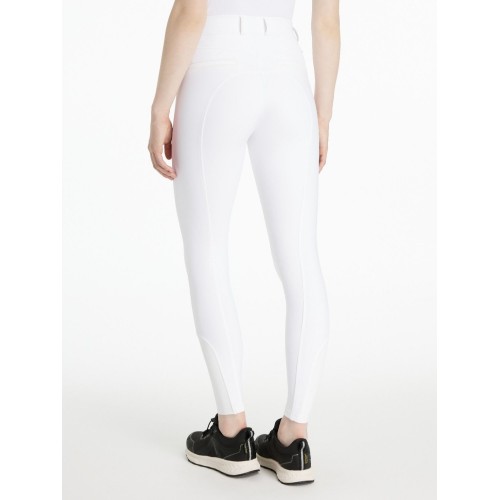 LeMieux CORE Isabelle riding breeches with silicone knee grip White