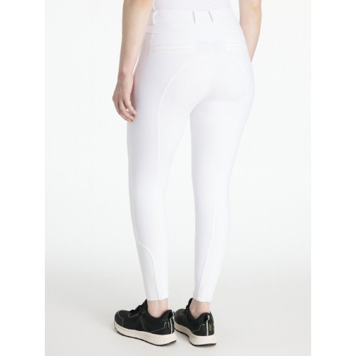 LeMieux CORE Isabelle riding breeches with full silicone grip White