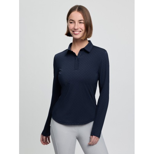 LeMieux SS26 Sarah Base Layer Shirt with pattern