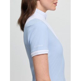 LeMieux CORE Sophia с коротким рукавом Pleated турнирный рубашка