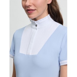 LeMieux CORE Sophia с коротким рукавом Pleated турнирный рубашка