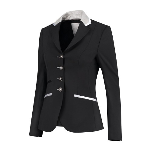 Juuls Black Glamour Competition Jacket with silver details