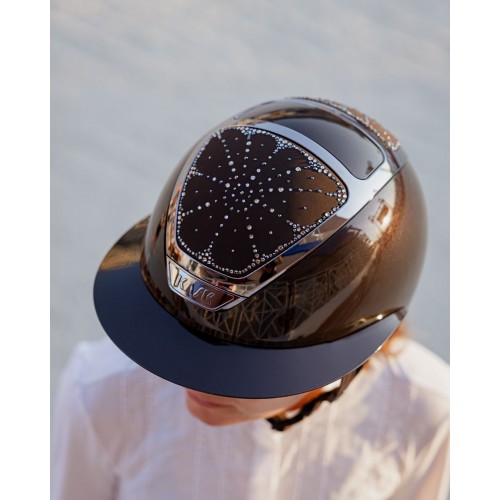 Kask Star Lady Pure Shine Chrome 2.0 Espresso Brown Crystals Riviera Greige