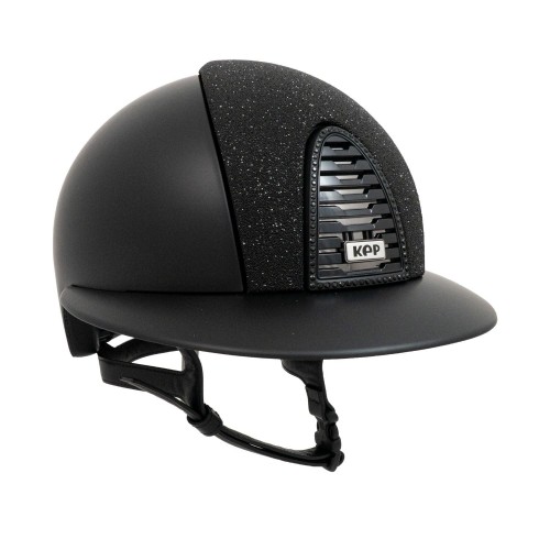 KEP Italia Cromo 2.0 Textile Black Polo Vanity Black Black Jet SW Textile Frame Mirror Black Sub Button