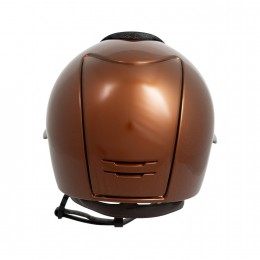 KEP Italia Cromo 2.0 Metal Bronze поло Galassia Chocolate Champagne SW Frame Gold Sub Button коричневый Chinstrap