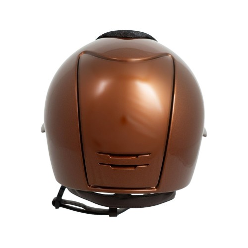 KEP Italia Cromo 2.0 Metal Bronze Polo Galassia Chocolate Champagne SW Frame Gold Sub Button Brown Chinstrap