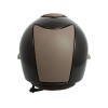 KEP Italia Cromo 2.0 Polish Brown Front and Rear Polo Leather Visor Taupe