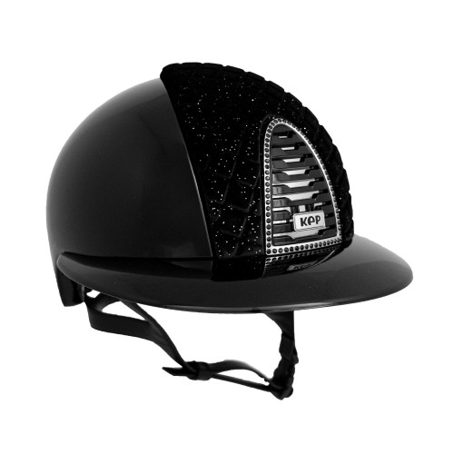 KEP Italia Cromo 2.0 Polish Black Polo Milano Velvet Shining Swarovski Frame