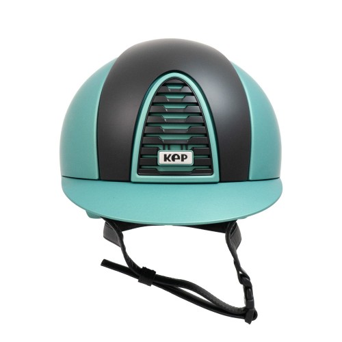 KEP Italia Cromo 2.0 Textile Turquoise Textile Black Front Grid Chinstrap