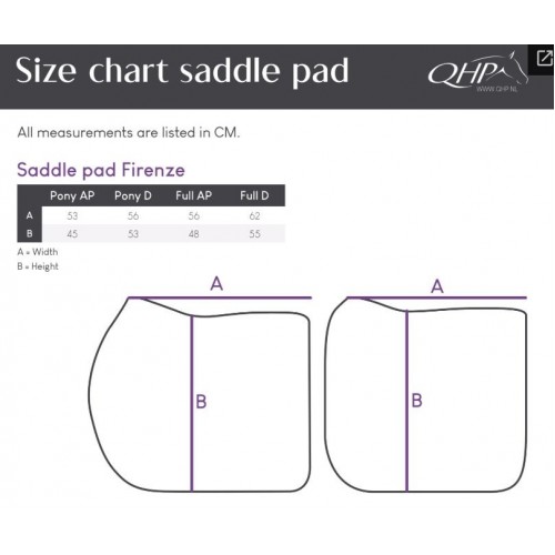 QHP Saddle Pad Firenze