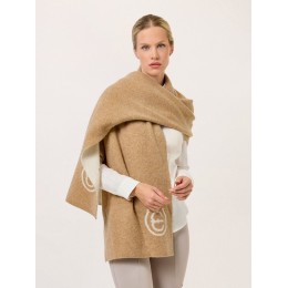 Equestrian Stockholm Woven Scarf Sand