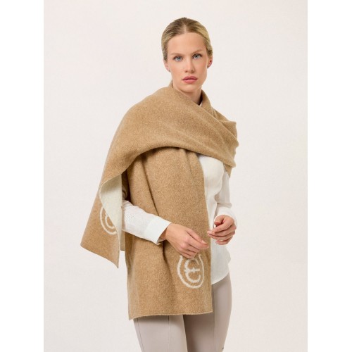 Equestrian Stockholm Woven Scarf Sand