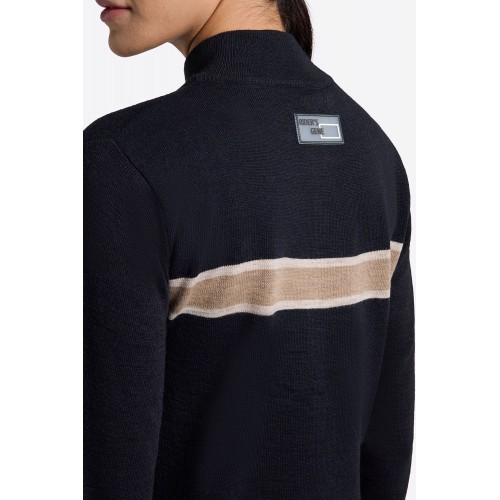 RG FW25 RG Wool Blend Half Zip Sweater Women