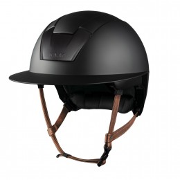 Kask Kooki Lady Shadow чёрный с Light коричневый Chinstrap