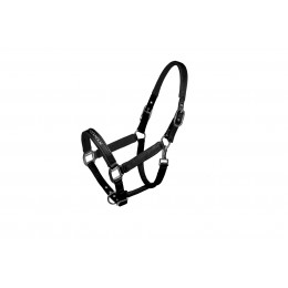 Equestrian Stockholm Line чёрный недоуздок