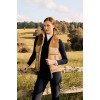 BOSS Equestrian FW25 Puffer Gilet Viola