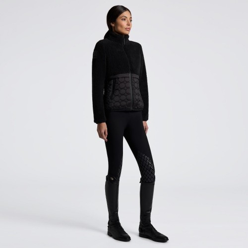 Cavalleria Toscana FW25 CT Teddy Bear Fleece + Nylon Zip-Up Women's Jacket