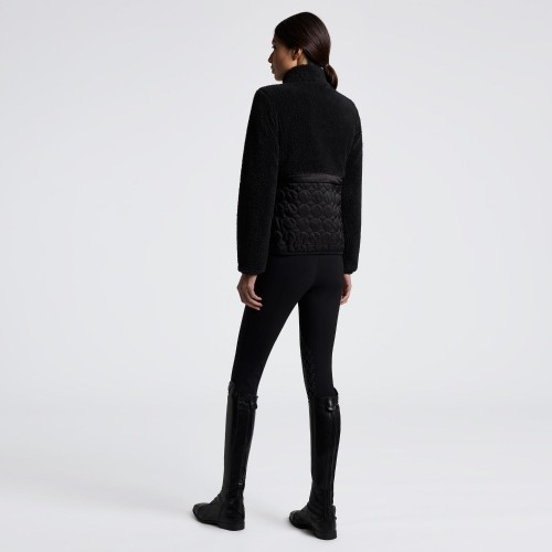 Cavalleria Toscana FW25 CT Teddy Bear Fleece + Nylon Zip-Up Women's Jacket