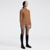 Cavalleria Toscana FW25 CT Pure Wool Women's Half-Zip Turtleneck Sweater