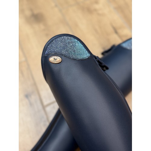 DeNiro Levante/01 Wrat Oceano Top Iride Blue Riding Boots