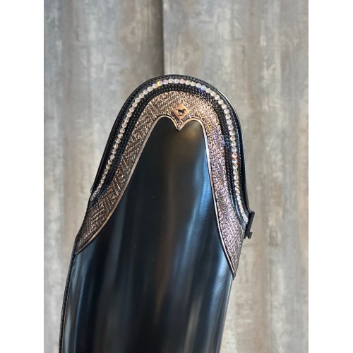 DeNiro Signorelli 5 Brushed Black G34 Capinera Classici Salmon 10 cm Swarovski GGS79