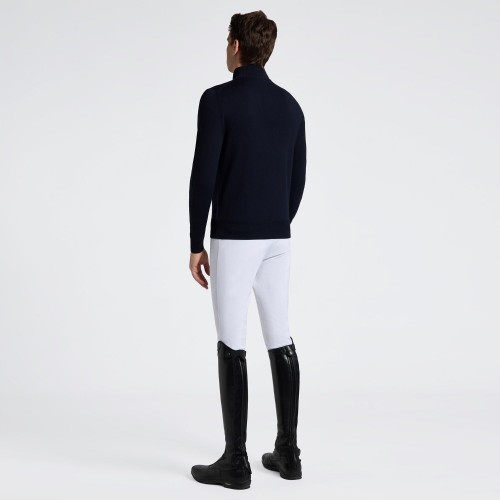 Cavalleria Toscana SS26 CT Merinos Half-Zip Turtleneck Sweater Men