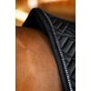 Equestrian Stockholm FW25 Holiday Spring Saddle Pad Vegan Fur Crystal Black