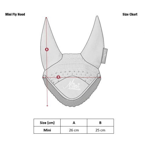 LeMieux AW25 Mini Classic Fly Hood Cranberry