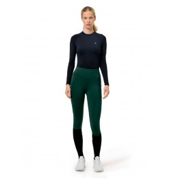 Equestrian Stockholm Sycamore зелёный леггинсы для верховой езды Movement с коленной леей