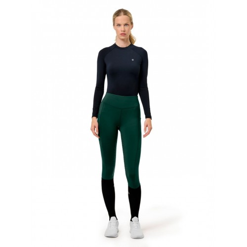 Equestrian Stockholm Sycamore Green Riding Tights Movement Knee Grip