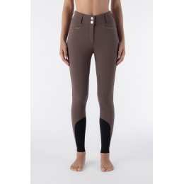 Equiline FW26 High Waist Eqcrystalek бриджи с коленной леей