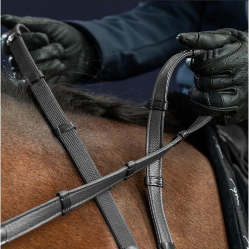 Dyon 5/8" Hunter Reins with 7 Leather Keepers New English Collection