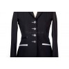Juuls Black Glamour Competition Jacket with silver details