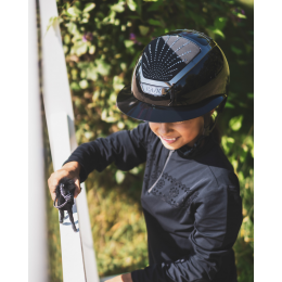 Kask Star Lady Pure Shine 2.0 чёрный Crystals Origin чёрный Graphite