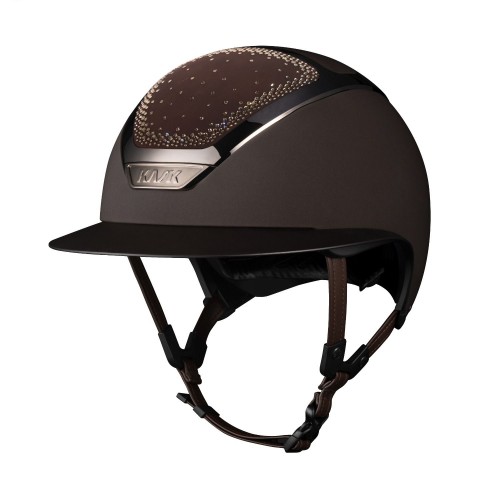 Kask Star Lady Chrome 2.0 Brown Crystals In-Out Greige
