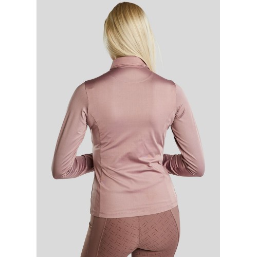 Montar FW25 MoSusan LS Polo Rosegold Print and push button