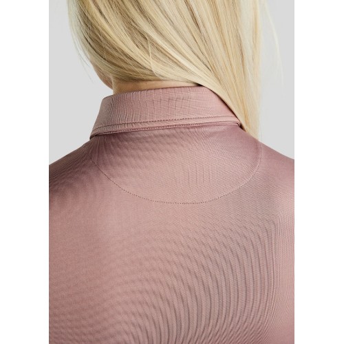 Montar FW25 MoSusan LS Polo Rosegold Print and push button