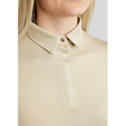 Montar FW25 MoSusan LS поло розовым золотом Print и push button