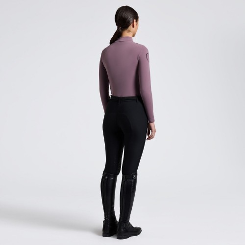 Cavalleria Toscana FW25 CT L/S Warm Jersey w/Piping Training Polo Women's