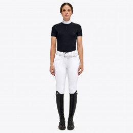 Cavalleria Toscana FW'23 Tech Piquet Button S/S турнирное женское поло