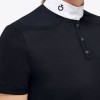 Cavalleria Toscana FW'23 Tech Piquet Button S/S Competition Polo Women