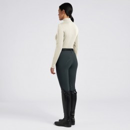 Cavalleria Toscana FW'24 CT Tech шерстяной с короткой тренировочный на молнии водолазка женская рубашка