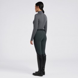 Cavalleria Toscana FW'24 CT Tech шерстяной с короткой тренировочный на молнии водолазка женская рубашка
