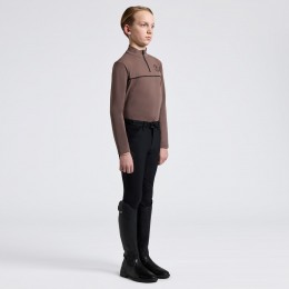 Cavalleria Toscana FW25 CT L/S тёплый джерси с Piping для мальчиков' тренировочный поло