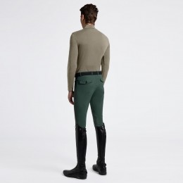 Cavalleria Toscana FW25 CT Tech шерстяной с короткой тренировочный на молнии L/S водолазка мужской