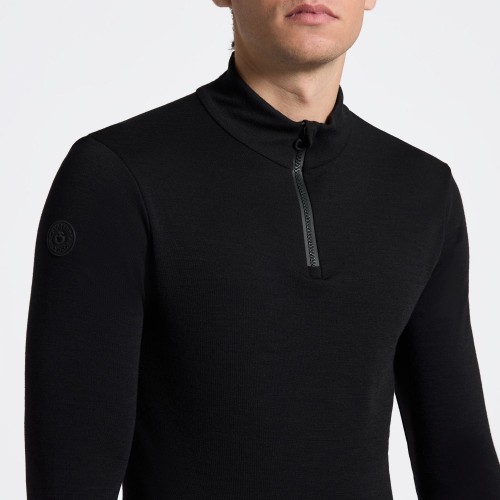 Cavalleria Toscana FW25 CT Tech Wool Half Zip Training L/S Turtleneck Men