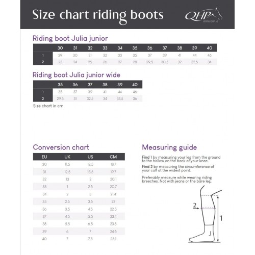 QHP Julia Junior Riding Boot Wide