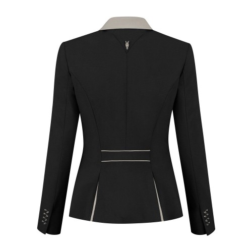 Juul C black/taupe show jacket with Swarovski